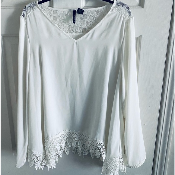 New Directions Women's Solid Polyester Top Size XL - Picture 1 of 4